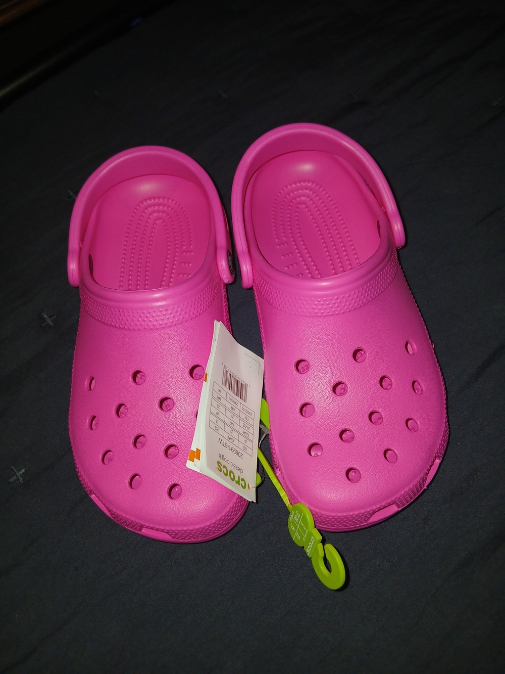CROCS Kids Vibrant Pink Classic Clog